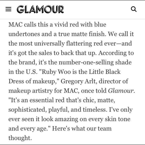 NEW MAC Cosmetics Risk Taker Ruby Woo Red Lipstick - Picture 6 of 7